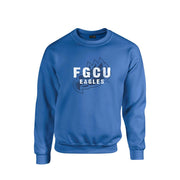 SDI Adults 50/50 Crewneck Sweatshirt - Florida Gulf Coast University, Royal Blue (XL)