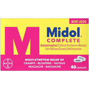 Midol Complete Multi-Symptom Menstrual Relief - 40 Caplets