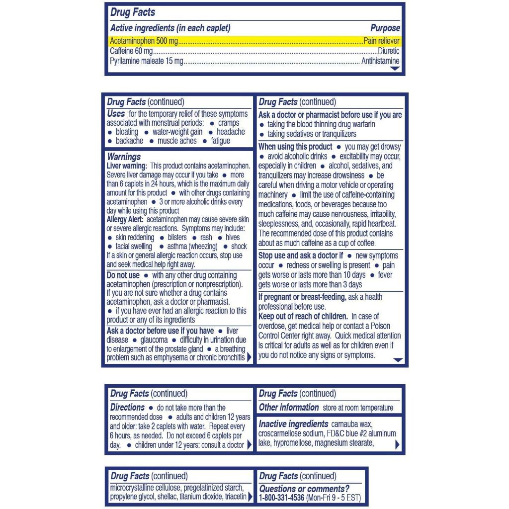 Midol Complete Multi-Symptom Menstrual Relief - 40 Caplets