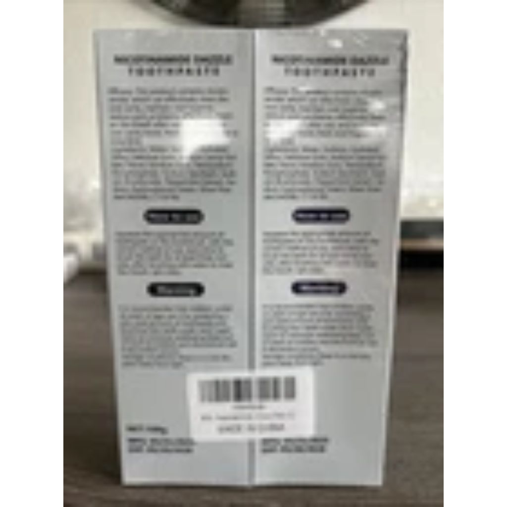 ZRCZRC Niacinamide Whitening Toothpaste - 5oz (2 Pack)