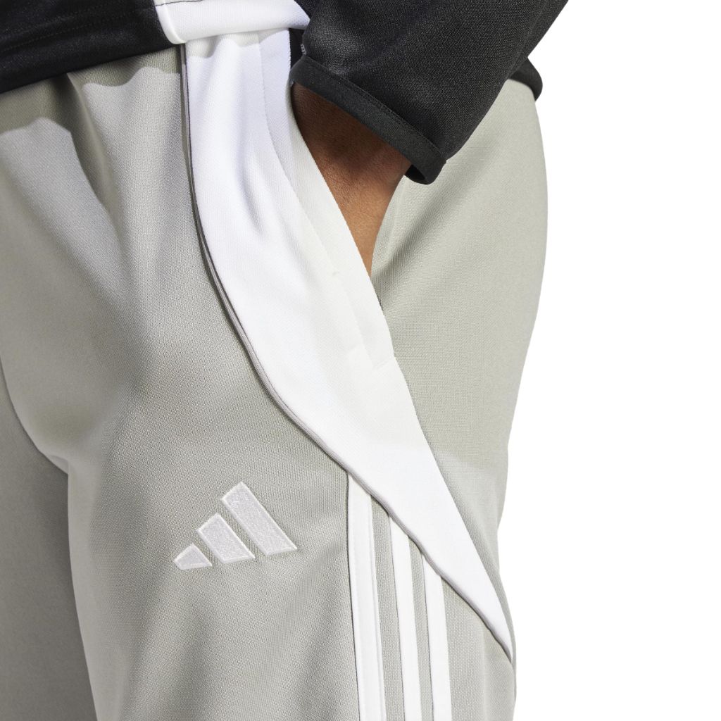 adidas Women's Tiro 24 Training Pants - Mid Gray/White, 4X