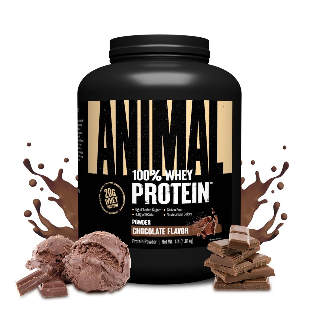 Animal 100% Whey Protein Powder – Chocolate, 4 lb