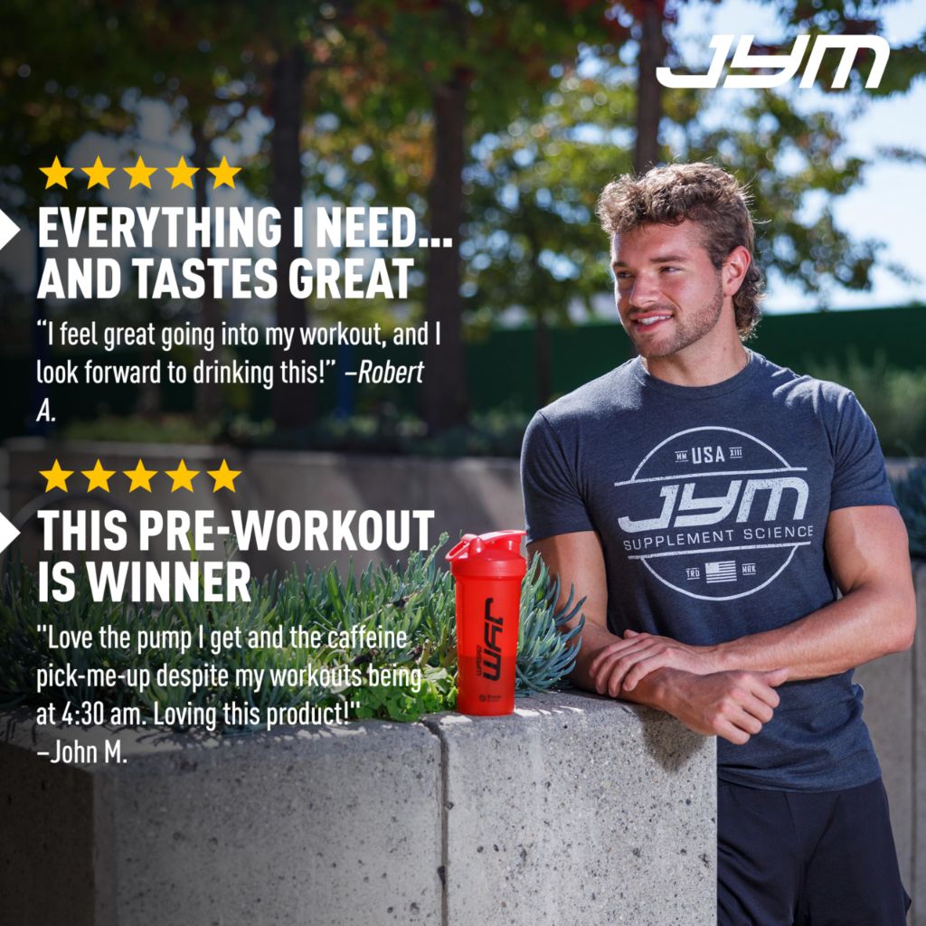 JYM  Pre-Jym High-Performance Pre-Workout - Rainbow Sherbet, 28.6oz
