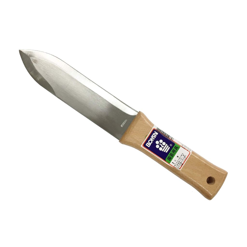 Bonsai Japanese Hori Hori Garden Knife (Stainless Steel, Straight)