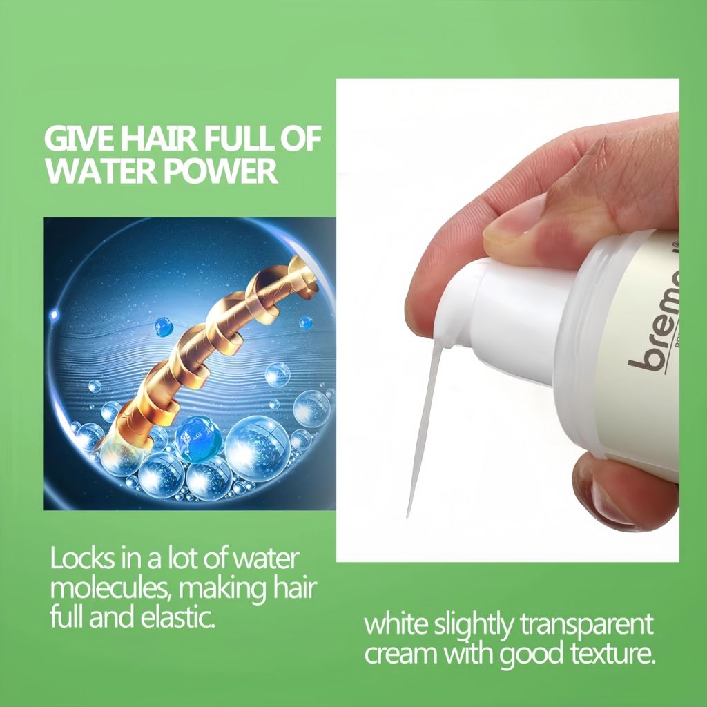 Bremod Keratin Hyaluronic Acid Bond Intense Leave-In Moisturizing Hair Mask - 3.38 fl. oz.