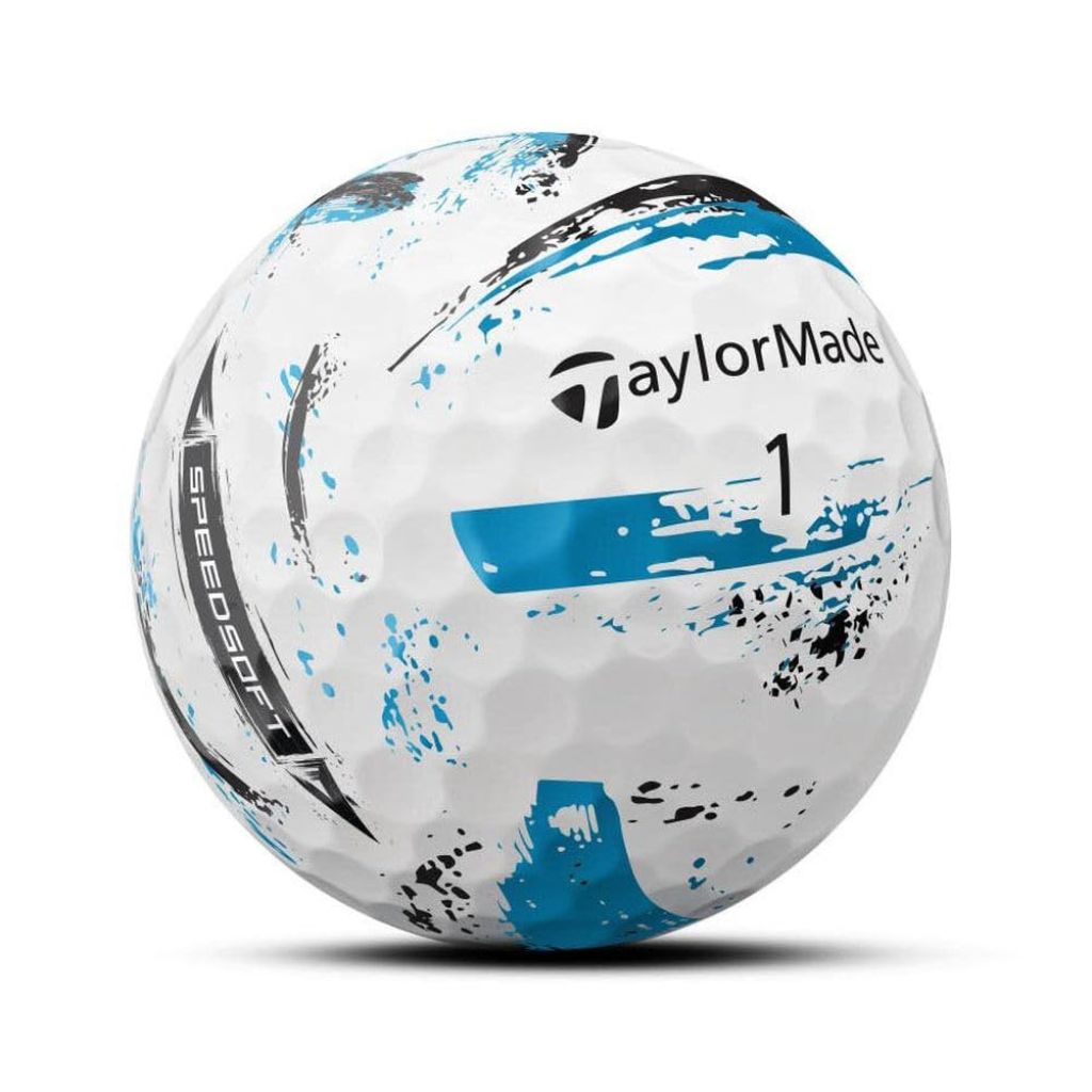 TaylorMade SpeedSoft Ink Golf Balls - Blue, 3ct.