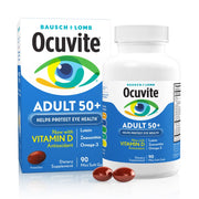 Ocuvite 50+ Eye Vitamin & Mineral Supplement,  for Women and Men, 90 Softgels