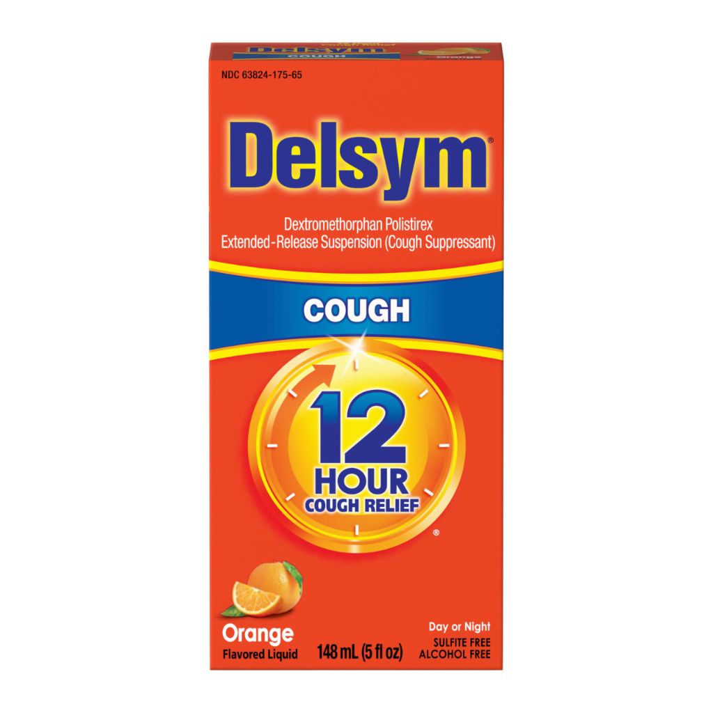 Delsym 12 Hour Cough Medicine for Adults - Orange Flavor Liquid, 5 fl. oz.