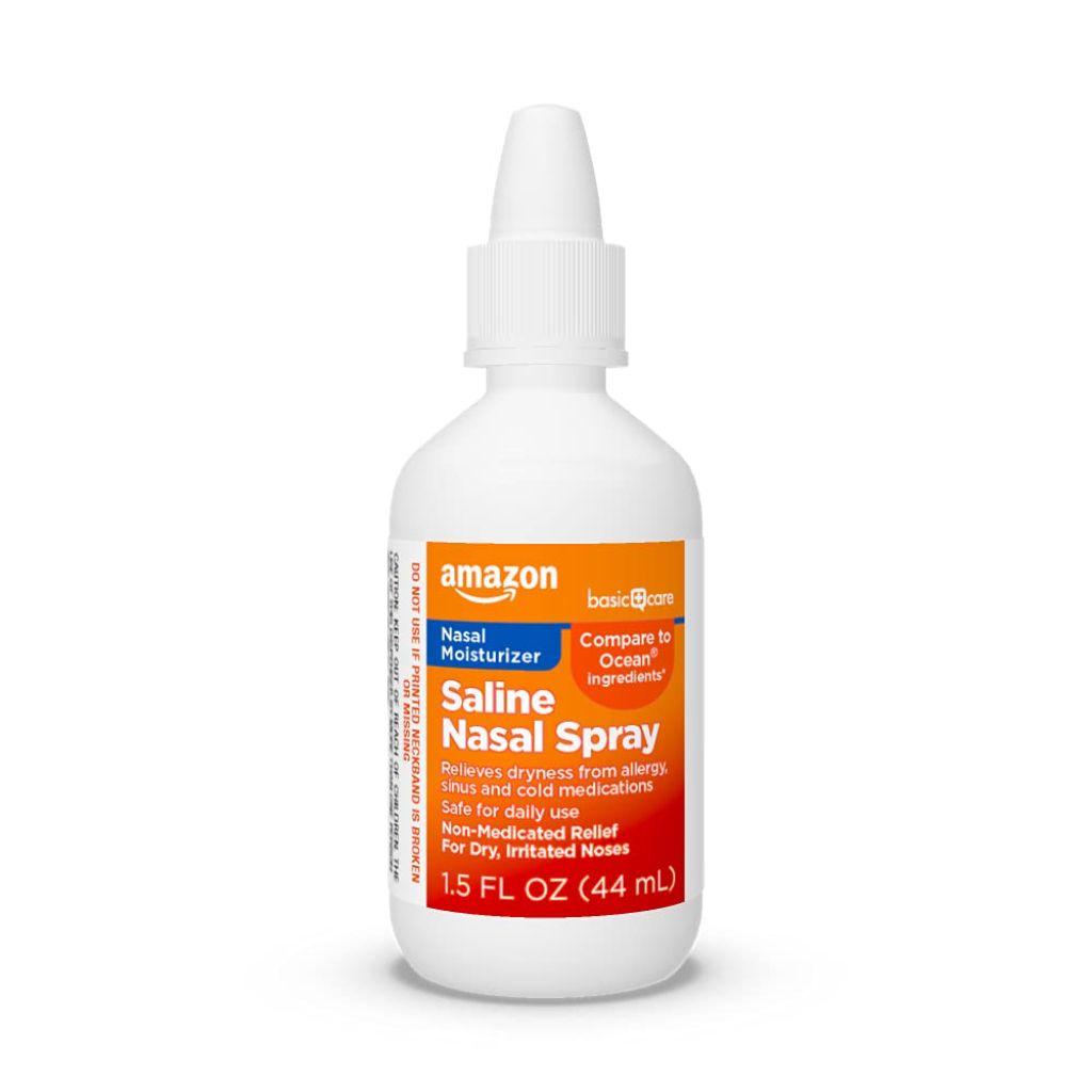 Amazon Basic Care Premium Saline Nasal Moisturizing Spray - 1.5 fl. oz.