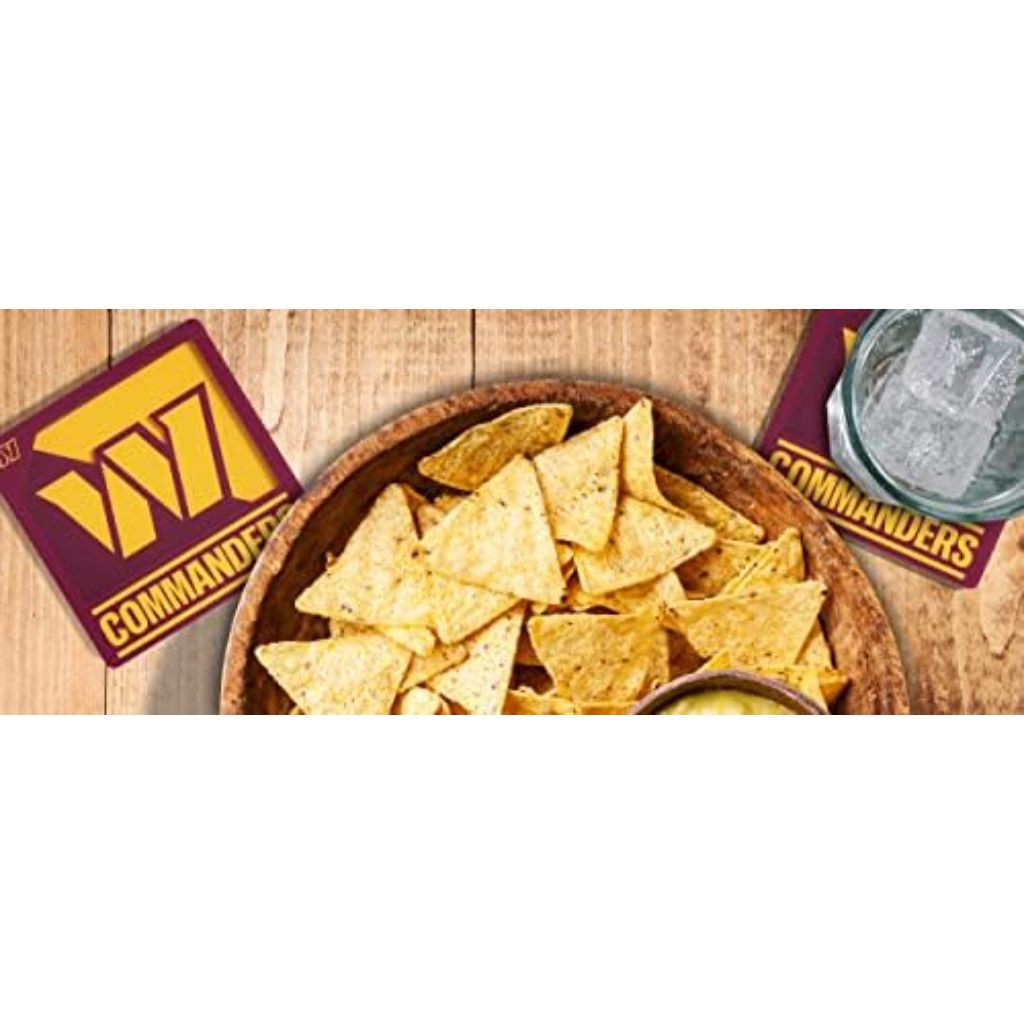 YouTheFan NFL 3D Logo Series Coaster - Washington Commanders, 2 Pack