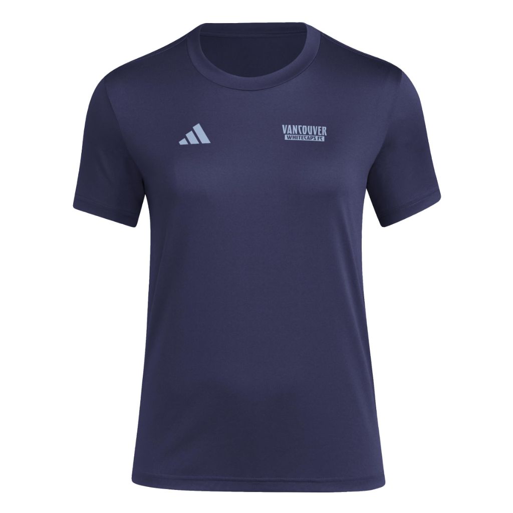 adidas Women's MLS Team T-Shirt -Vancouver Whitecaps FC, Navy, XL