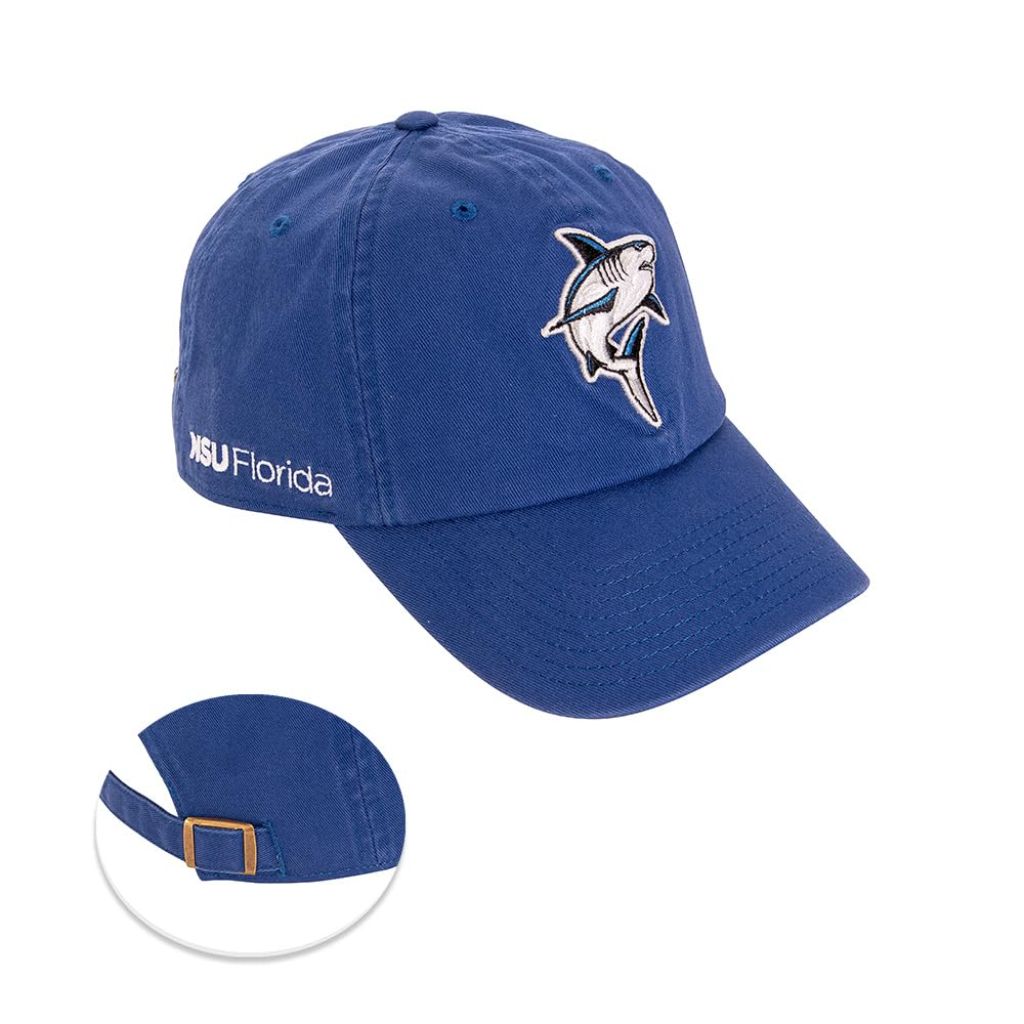 Desert Cactus Adult Adjustable Baseball Hat - Nova Southeastern University, Blue (OSFM)