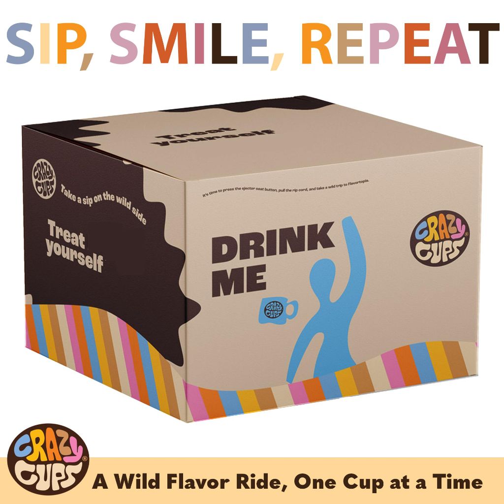Crazy Cups Fall Variety Pack Flavored Keurig K-Cup Coffee Pods, 50ct.