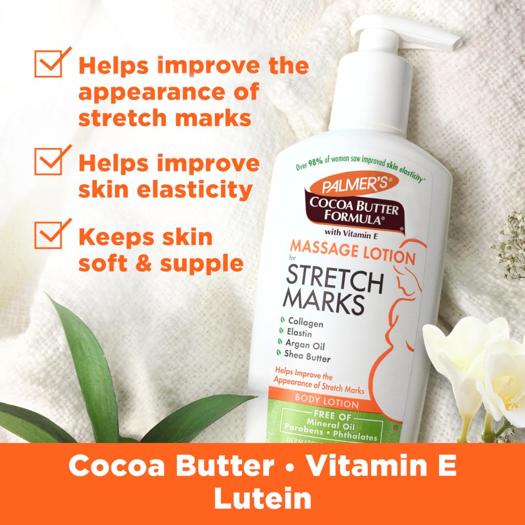 Palmer's Cocoa Butter Formula Massage Lotion for Stretch Marks w/Argan Oil, Vitamin E, and Shea Butter - 8 fl. oz.