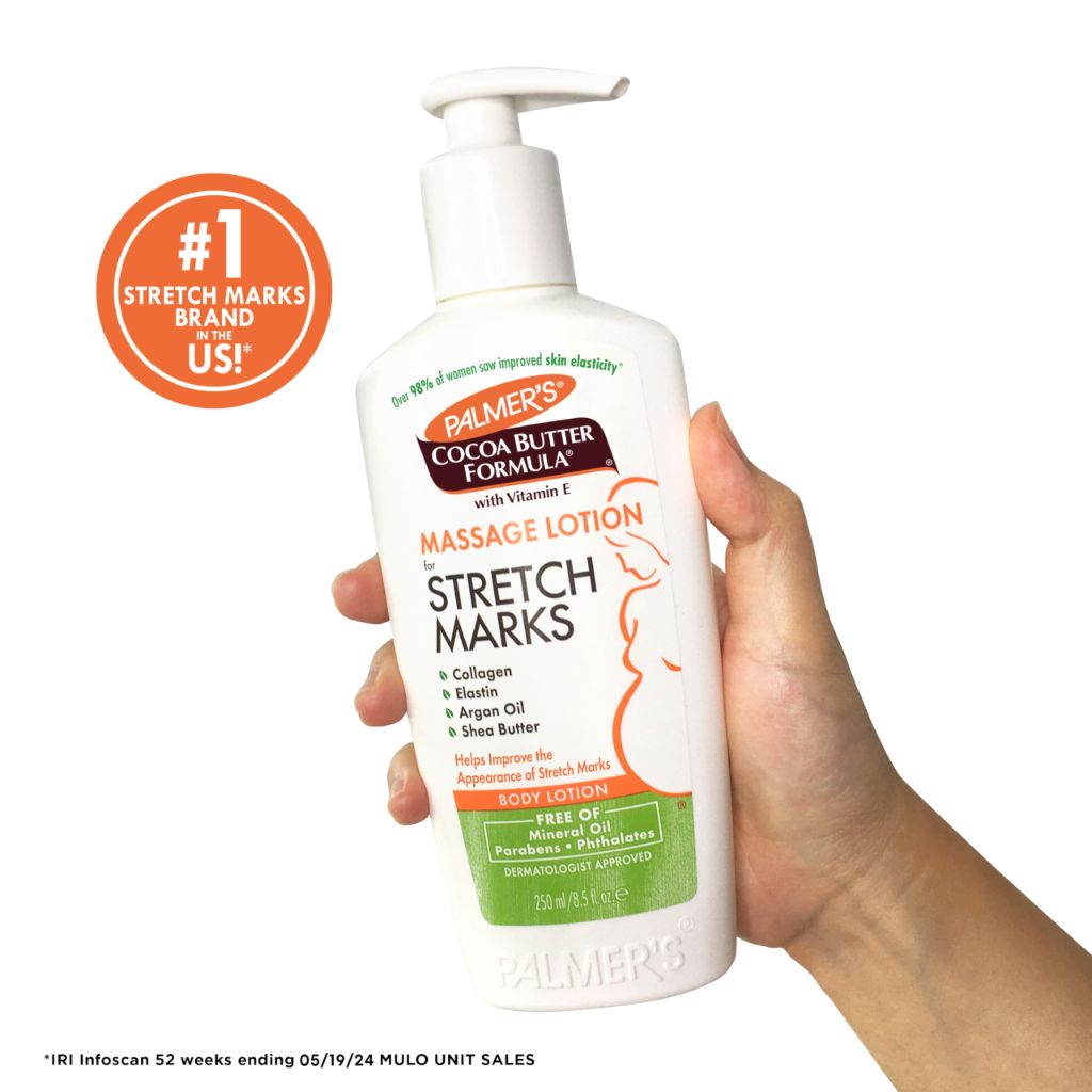 Palmer's Cocoa Butter Formula Massage Lotion for Stretch Marks w/Argan Oil, Vitamin E, and Shea Butter - 8 fl. oz.