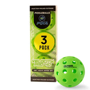 PIXA Outdoor Pickleballs 40-Hole Durable – Bright Green, 3 Pack