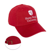 Desert Cactus Adult Adulstable Baseball Hat - Stony Brook University, Red (OSFM)