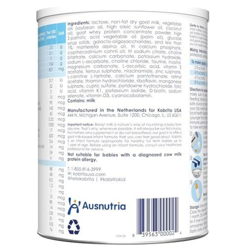 Kabrita Goat Milk Infant Formula - 28oz