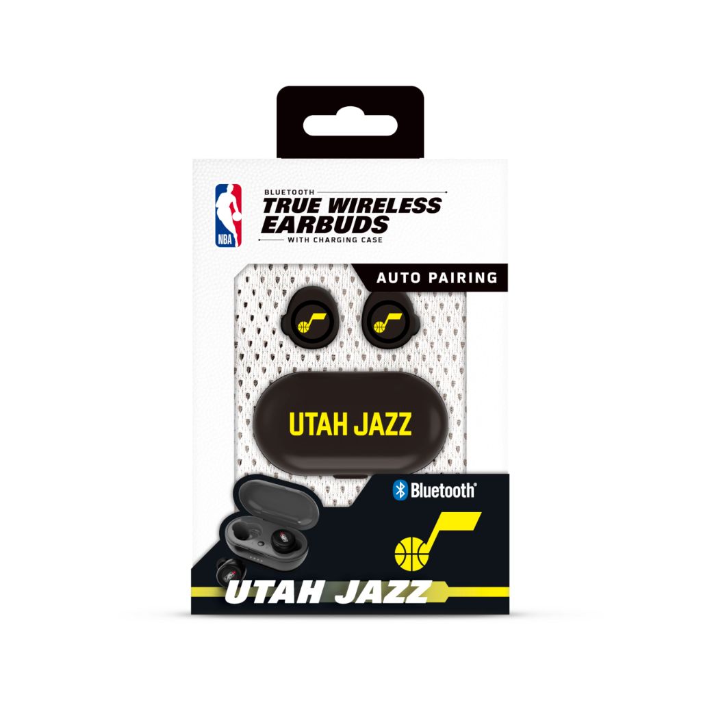 SOAR True Wireless Earbuds w/Charging Case - Utah Jazz