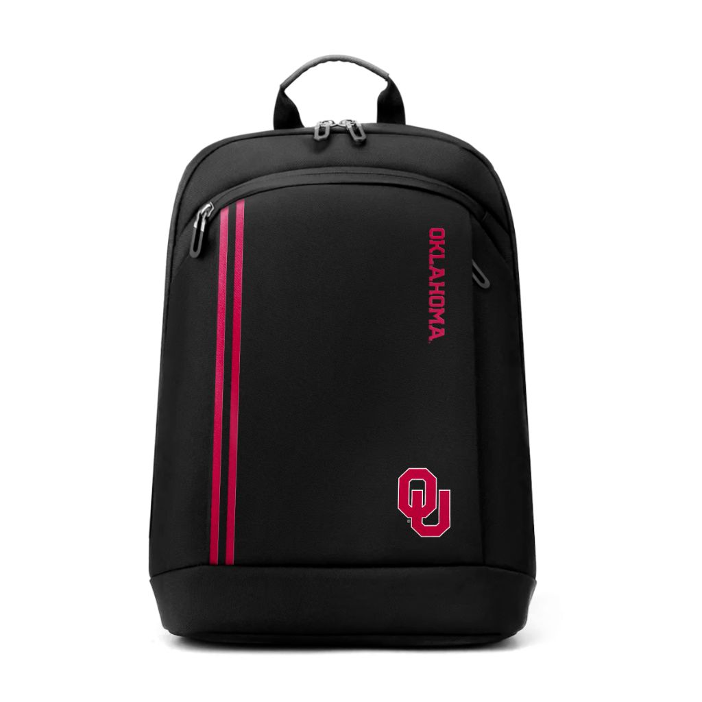 SOAR Collegiate 14 Inch Laptop Bag, Oklahoma, Black/Team Color, One Size