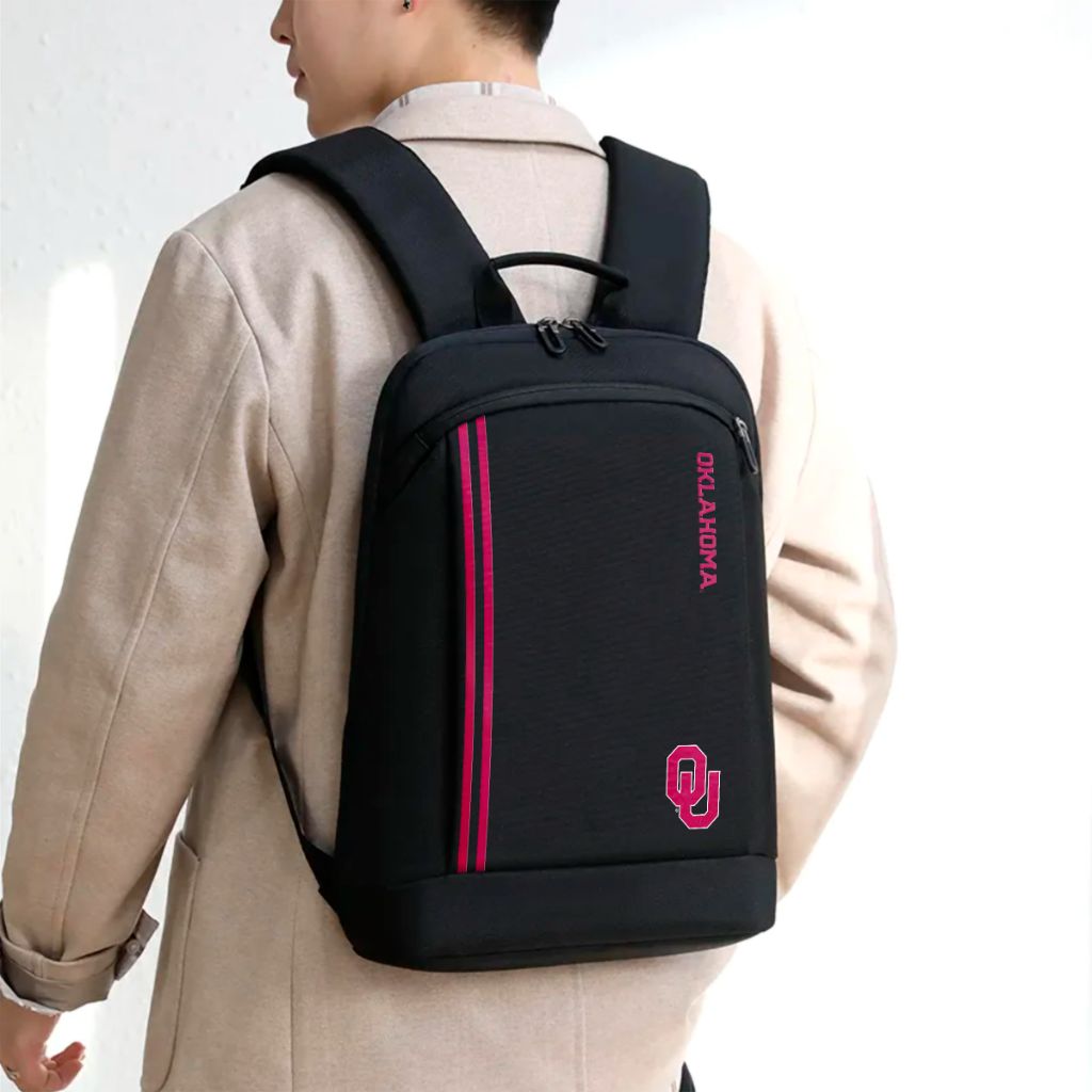 SOAR Collegiate 14 Inch Laptop Bag, Oklahoma, Black/Team Color, One Size