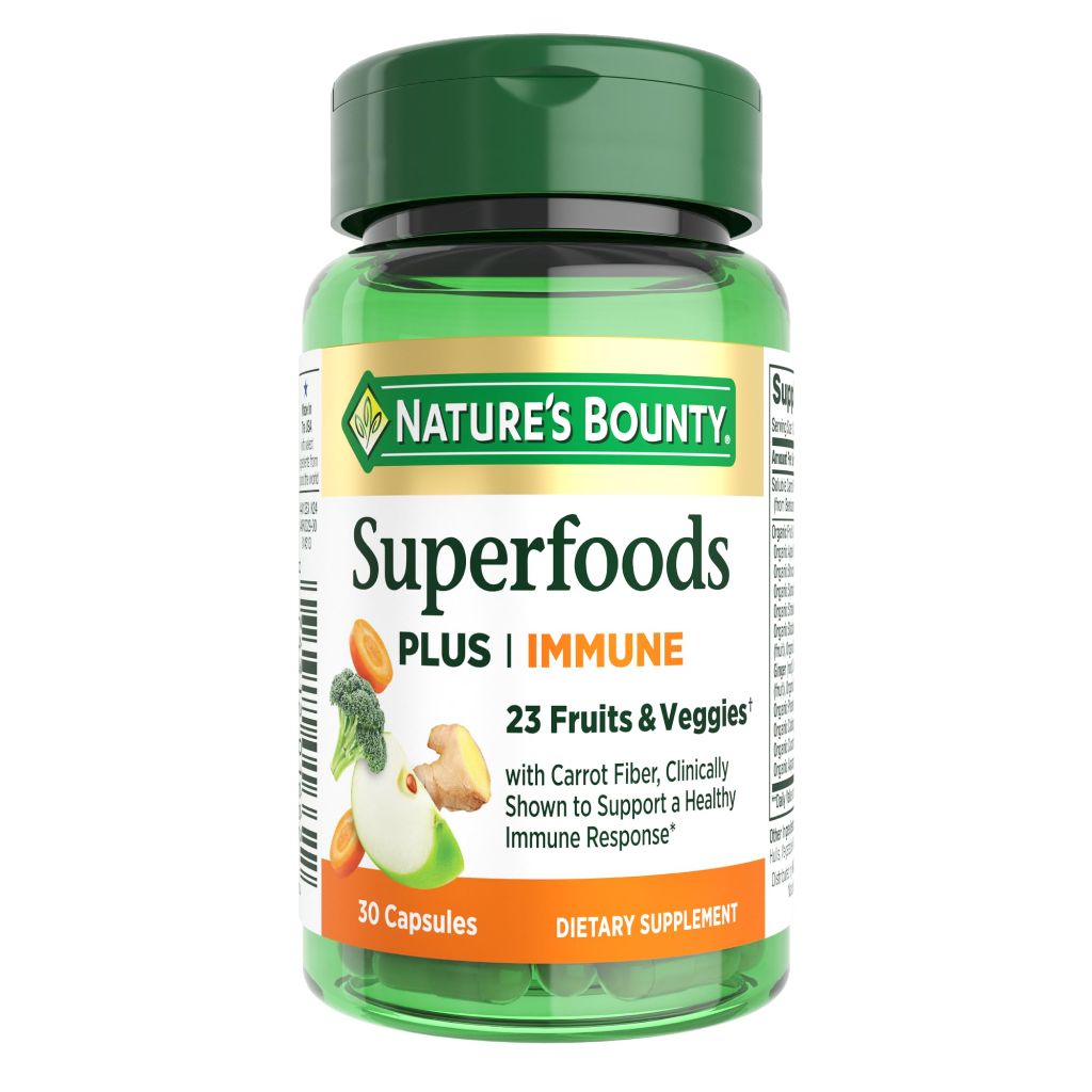 Nature’s Bounty SuperfoodsFruits and Vegetables Supplement - 30 Capsules