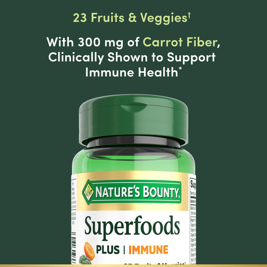 Nature’s Bounty SuperfoodsFruits and Vegetables Supplement - 30 Capsules
