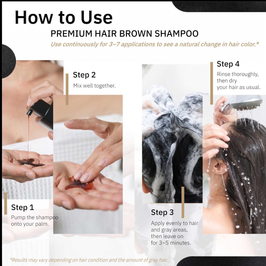 Iroiro Premium Hair Brown Shampoo - 8.46 fl. oz.
