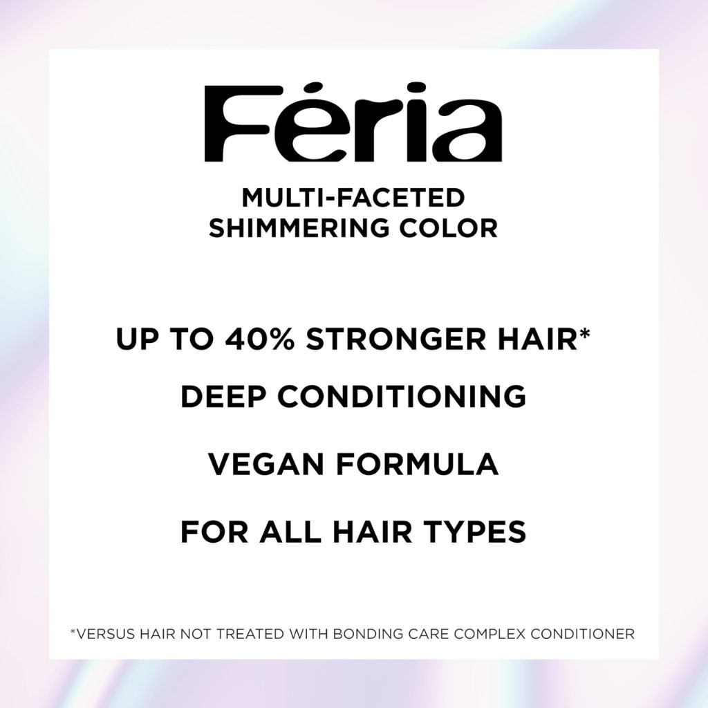L'Oreal Paris Feria Multi-Faceted Shimmering Permanent Hair Color - Hi-Lift Brown B61