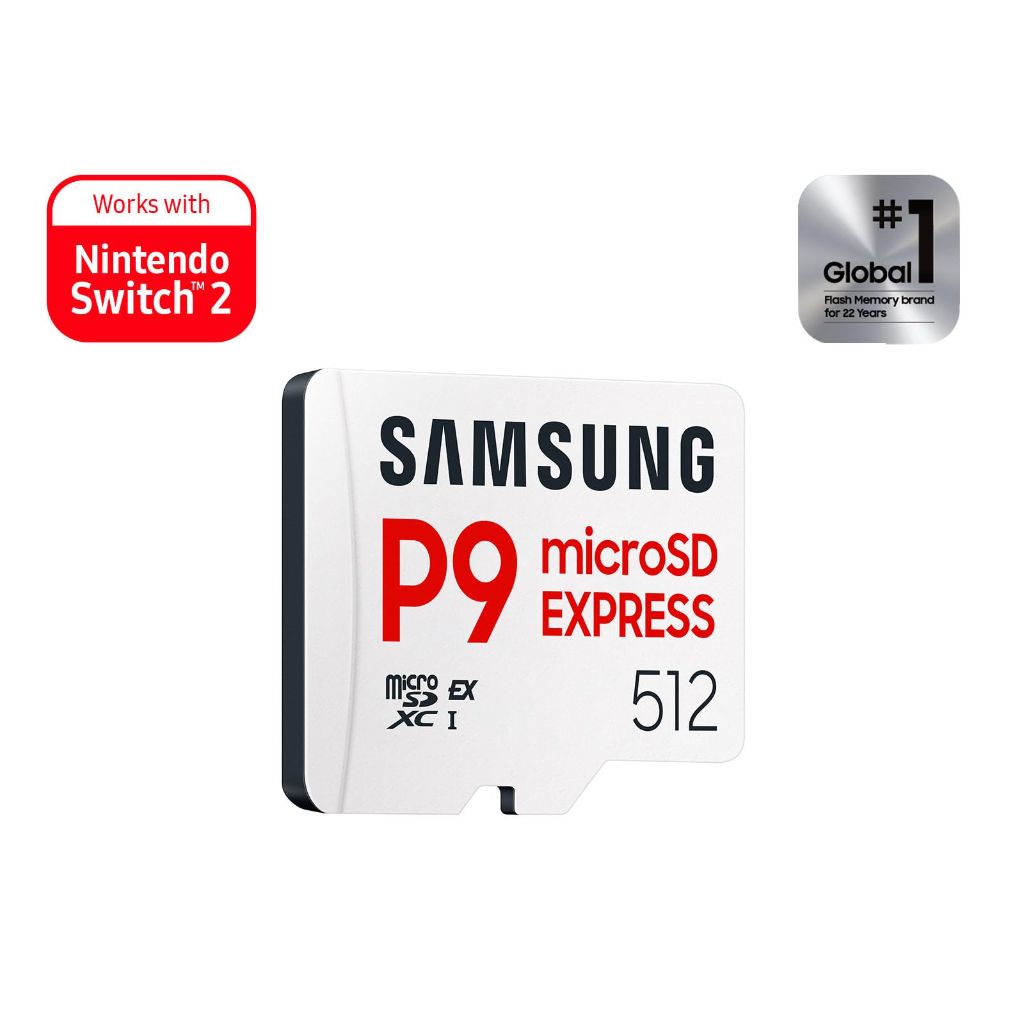Samsung P9 Express microSD Express Card, 512GB microSDXC Memory Card