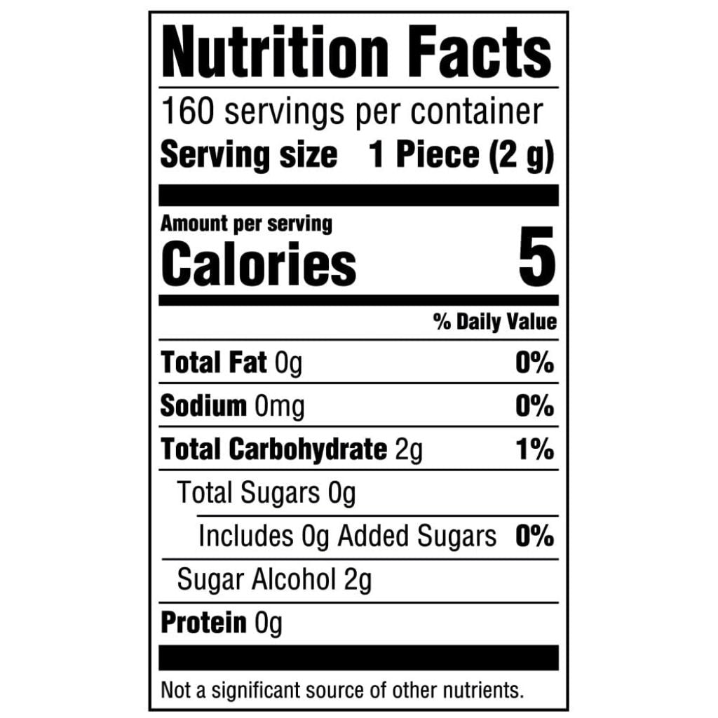 ORBIT White Sugar Free Chewing Gum Bulk Pack - Peppermint, 40 Piece Bottle (4 Pack)