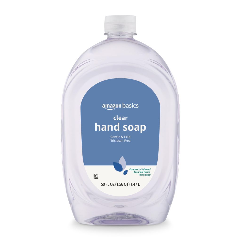 Amazon Basics Gentle & Mild Clear Liquid Hand Soap Refill - 50 fl. oz.