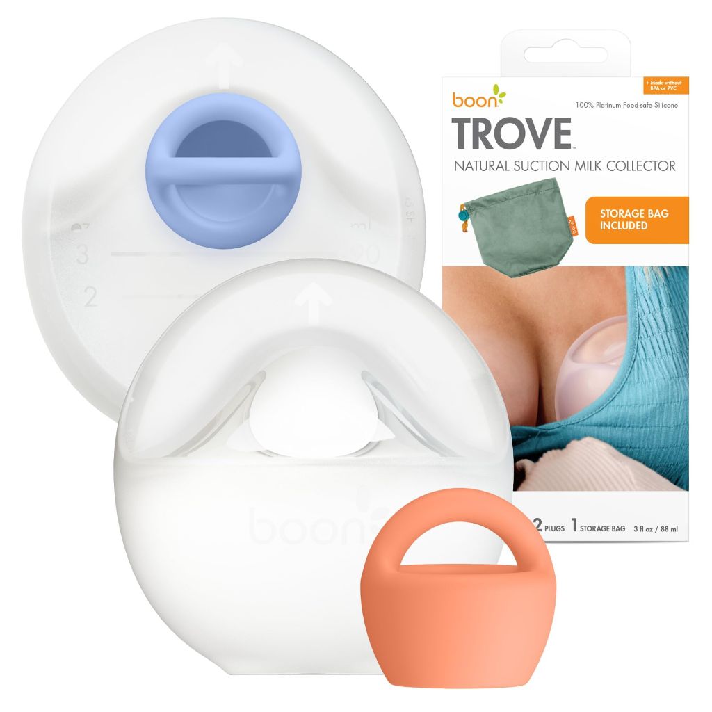 Boon Trove Silicone Natural Suction Manual Breast Pump Set - 2 Count
