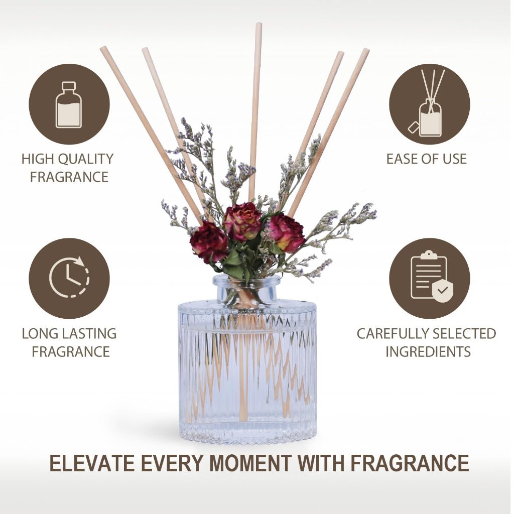 UCC Pink Encounter Reed Diffuser Set, 3.38 oz
