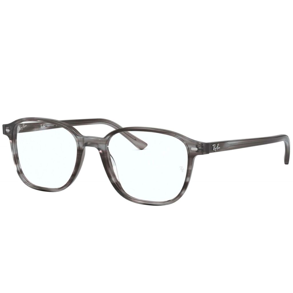 Ray-Ban RX5393 Leonard Eyewear Frames - Striped Gray, 51mm