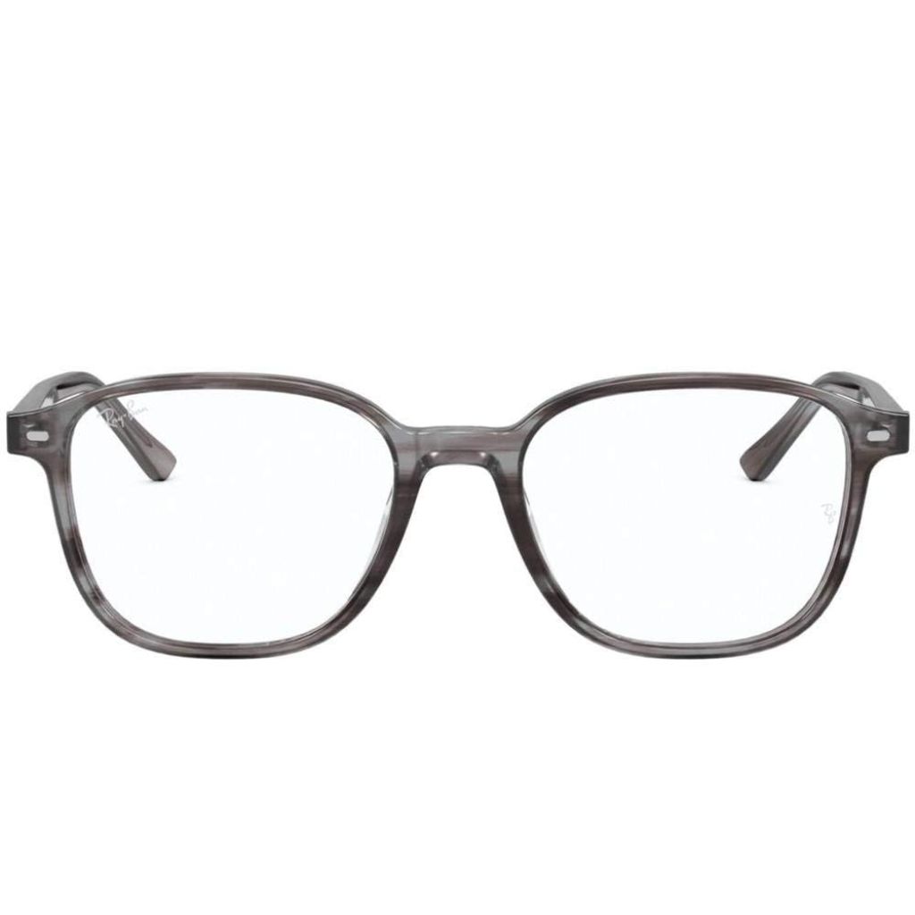 Ray-Ban RX5393 Leonard Eyewear Frames - Striped Gray, 51mm