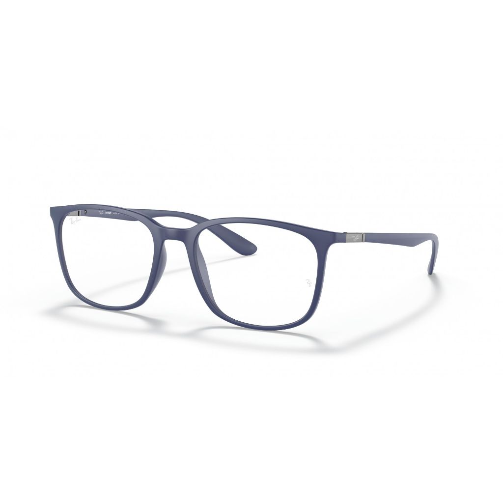 Ray-Ban Unisex RX7199 Square Eyewear Frames - Sand Blue, 52 mm