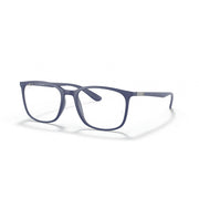 Ray-Ban Unisex RX7199 Square Eyewear Frames - Sand Blue, 52 mm
