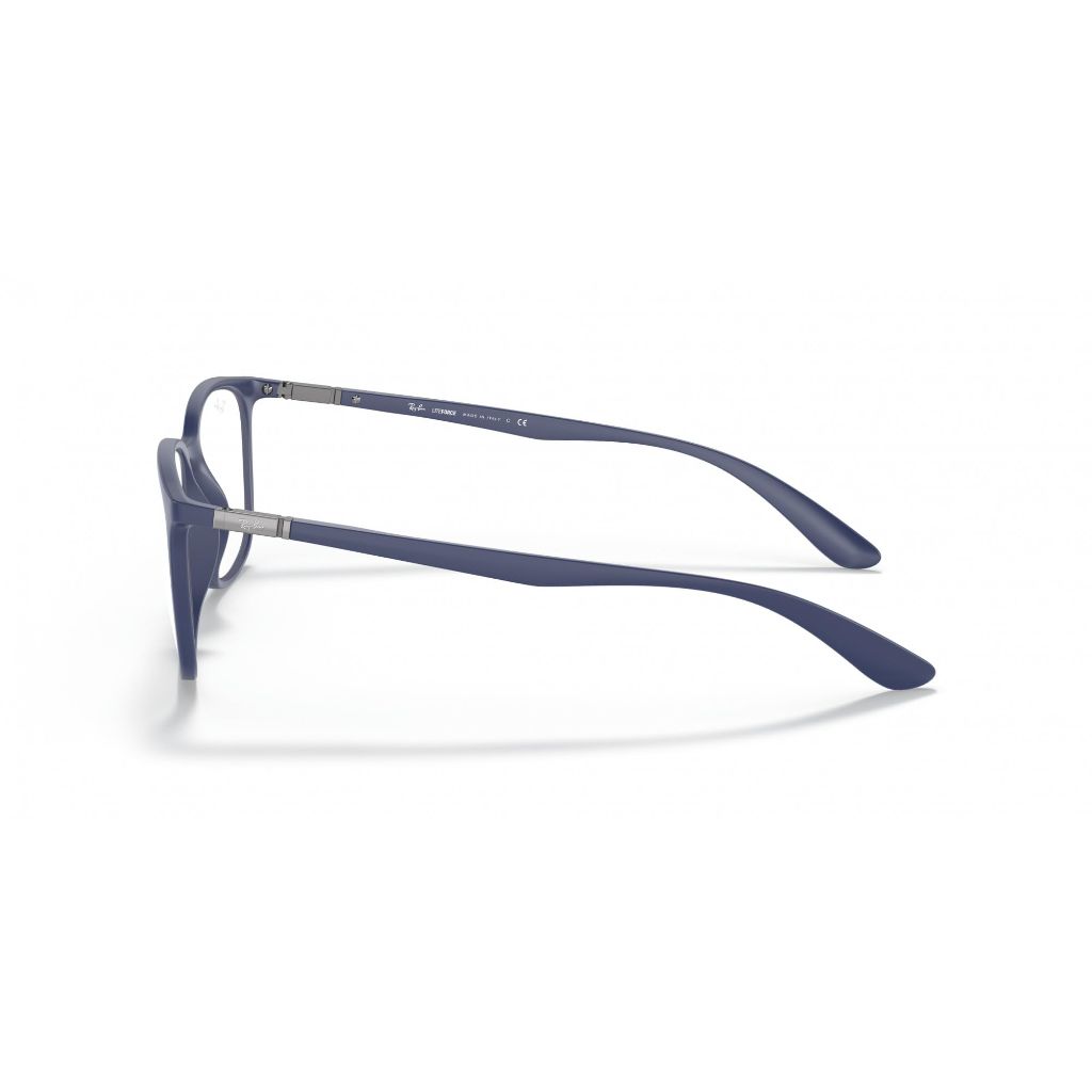 Ray-Ban Unisex RX7199 Square Eyewear Frames - Sand Blue, 52 mm