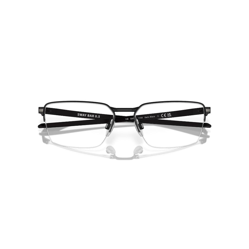 Oakley OX5080 Sway Bar 0.5 Eyewear Frames - Satin Black, 56mm