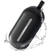J-Brauv Flex Portable Bluetooth Speaker w/Built-In Mic, IP67 Water/Dust/Shockproof - Black