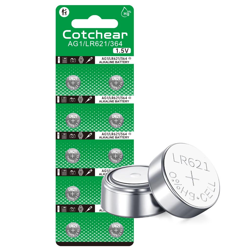 Cotchear 1.5V Alkaline Batteries - AG1/LR621 - 10ct.