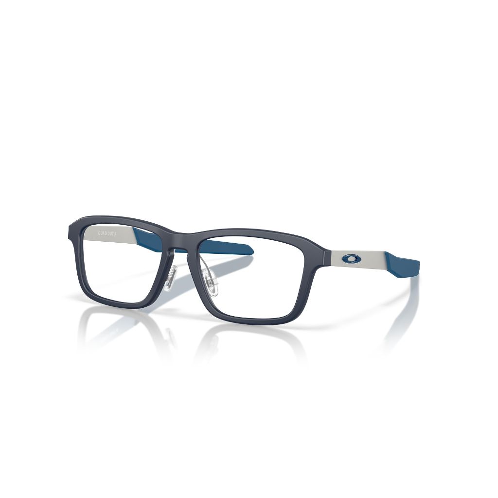 Oakley OY8030F Quad Out Low Bridge Fit Eyewear Frames - Satin Universe Blue, 50mm