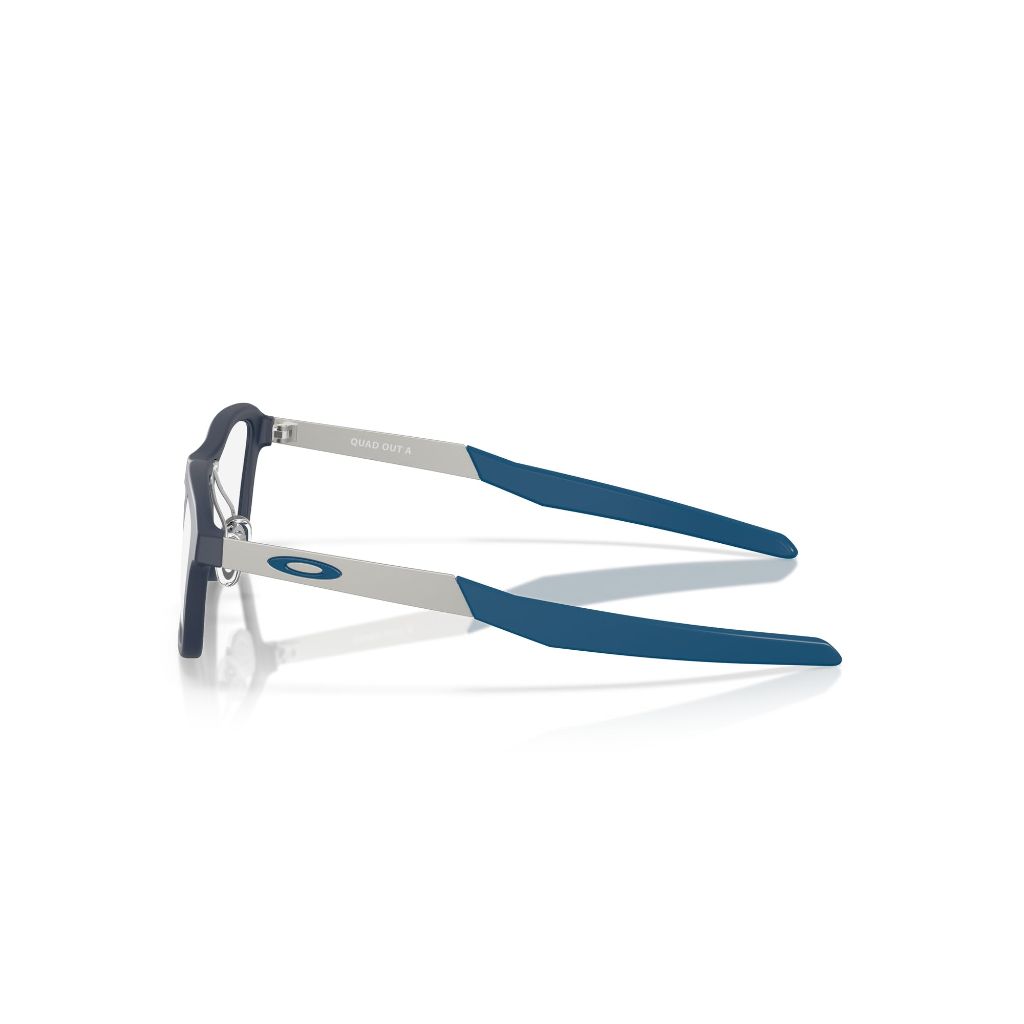 Oakley OY8030F Quad Out Low Bridge Fit Eyewear Frames - Satin Universe Blue, 50mm