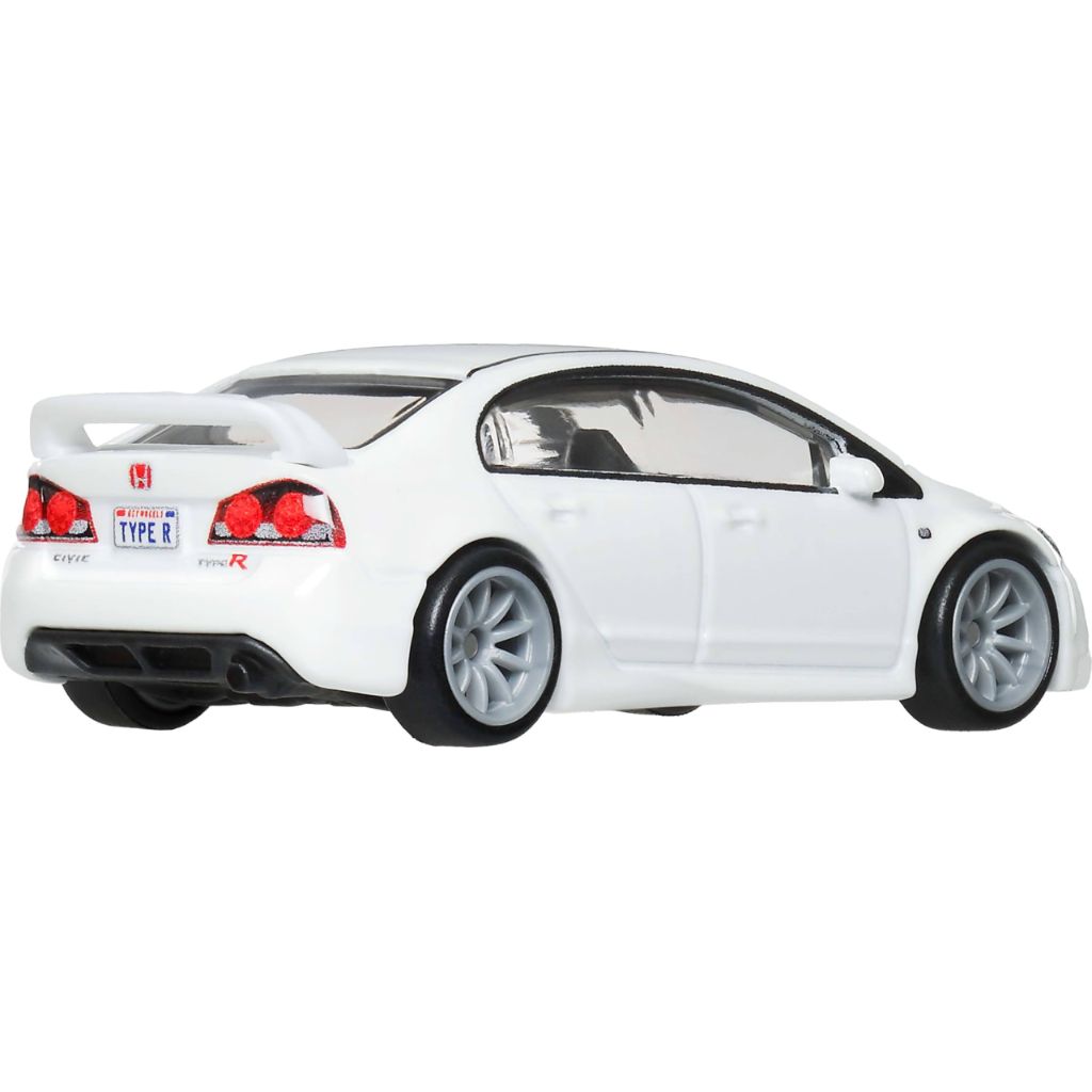 Hot Wheels Premium Culture Collectible Ronin Run II Toy Car, 1:64 Scale Die-Cast Honda Civic FD2 Type-R