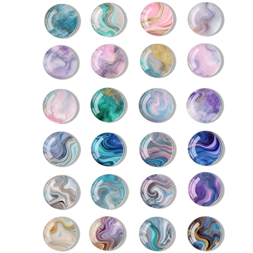 Decorative Bulletin Board Pins - Marble Pattern, 24ct.