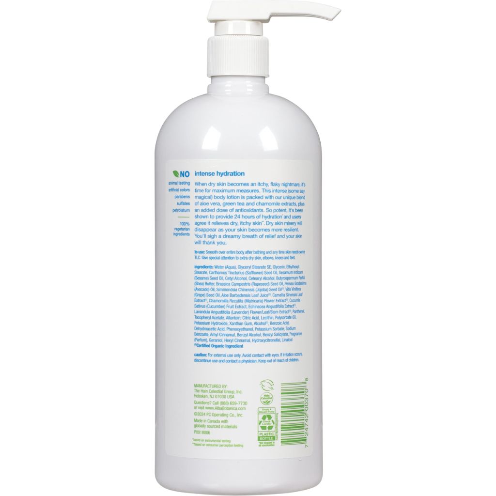Alba Botanica Hydrating Moisturizing Lotion for Dry Skin with Vitamin E and Shea Butter - 32 fl. oz.