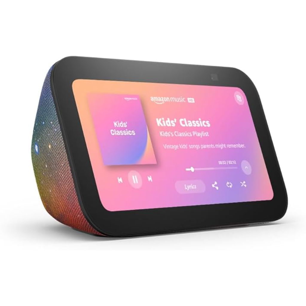 Amazon Echo Show 5 (3rd Gen, 2023 Release) Kids with Parental Controls - Galaxy (Refurbished)