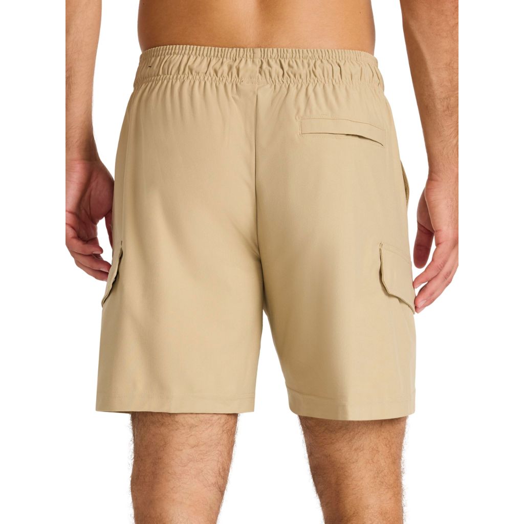 Reebok Men’s Off Court 7” Short, Lightweight Poly Fabric, Twill, Large