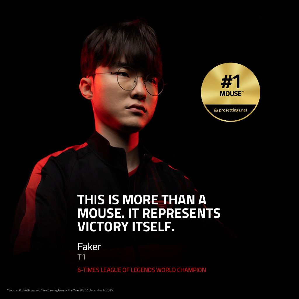 Razer Viper V3 Pro - Faker Edition (Red)